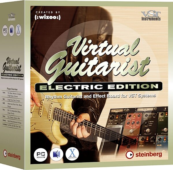 open zoom image for Steinberg Virtual Guitarist Electric Edition (Macintosh and Windows), Box View