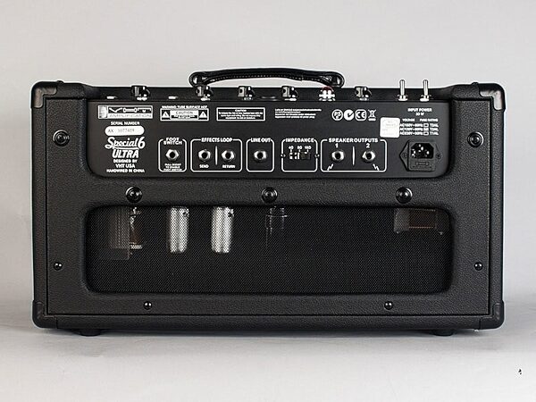 open zoom image for VHT Special 6 Ultra Guitar Amplifier Head (6 Watts), Rear