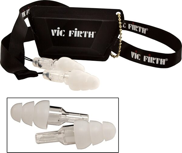open zoom image for Vic Firth High-Fidelity Ear Plugs, White - Large