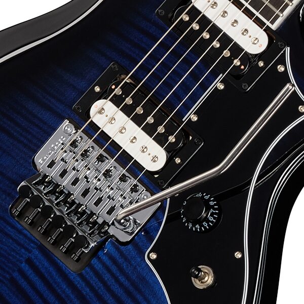 open zoom image for Gibson Victory Floyd Rose Electric Guitar (with Case), Deep Ocean Burst, Action Position Back