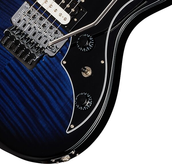 open zoom image for Gibson Victory Floyd Rose Electric Guitar (with Case), Deep Ocean Burst, Action Position Back