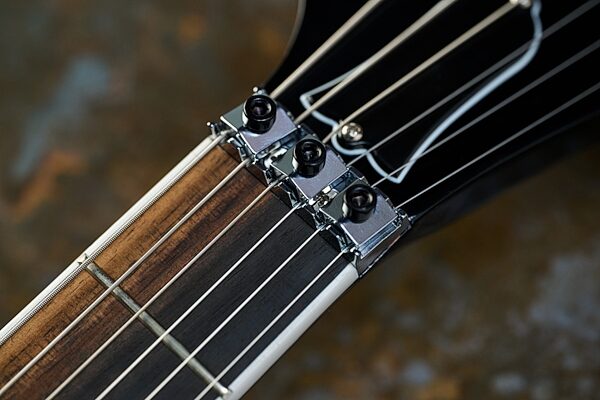 open zoom image for Gibson Victory Floyd Rose Electric Guitar (with Case), Deep Ocean Burst, Action Position Back
