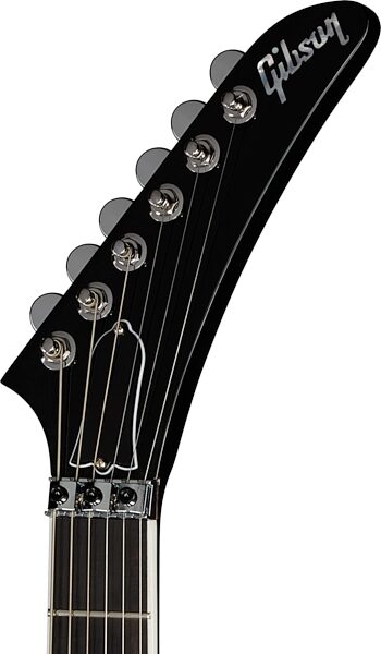 open zoom image for Gibson Victory Floyd Rose Electric Guitar (with Case), Transparent Ebony Burst, Action Position Back