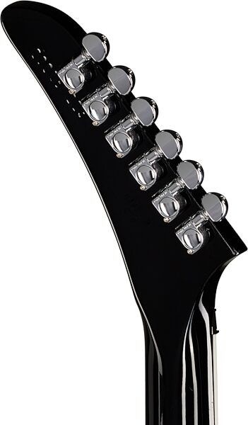 open zoom image for Gibson Victory Floyd Rose Electric Guitar (with Case), Transparent Ebony Burst, Action Position Back