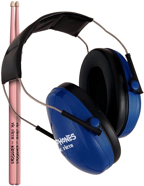open zoom image for Vic Firth Kidphones Non-Electronic Ear Protection Headphones for Kids, pack