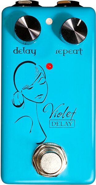 open zoom image for Red Witch Seven Sisters Violet Delay Pedal, Main