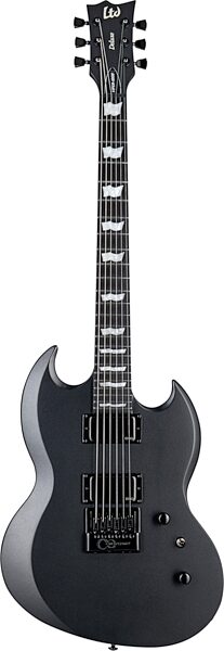 open zoom image for ESP LTD Viper 1000 Evertune Electric Guitar, Charcoal Metallic Satin, Open Box (Very Good), Action Position Back