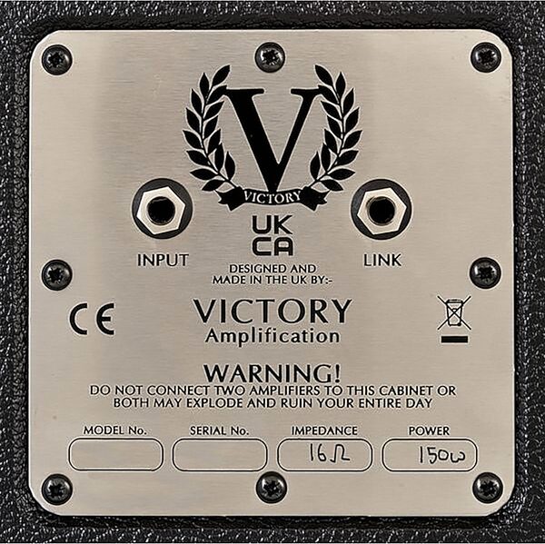 open zoom image for Victory V212 Sheriff Guitar Speaker Cabinet (150 Watts 2x12"), 16 Ohms, view