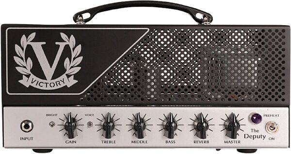 open zoom image for Victory Deputy Lunchbox Guitar Amplifier Head (25 Watts), Original, Action Position Front