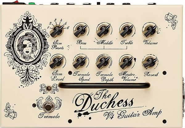 open zoom image for Victory V4 The Duchess / Two Notes Pedalboard Amp (180 Watts), New, Action Position Back