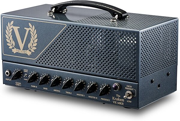 open zoom image for Victory VX The Kraken MKII Amplifier Head, Metal Chassis (50 Watts), New, Action Position Back
