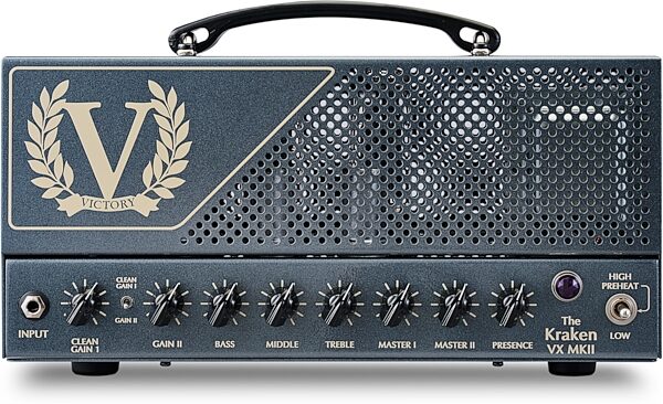 open zoom image for Victory VX The Kraken MKII Amplifier Head, Metal Chassis (50 Watts), New, Action Position Back