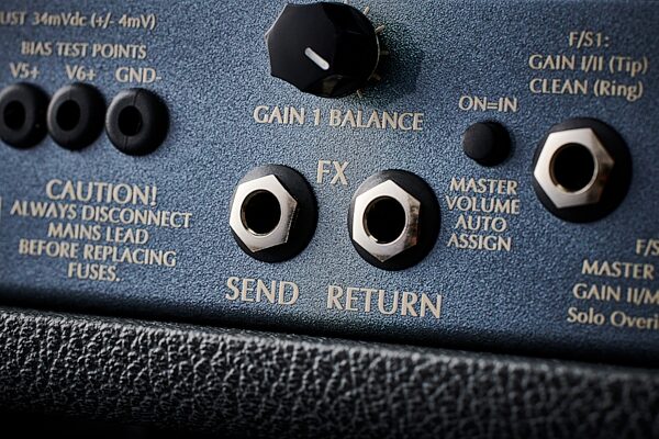open zoom image for Victory VX The Kraken Compact Guitar Amp Head, Wooden Sleeve (50 Watts), New, Action Position Back