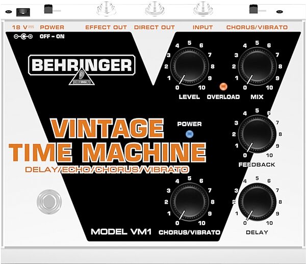 open zoom image for Behringer VM1 Vintage Time Machine Analog Delay Pedal, Main