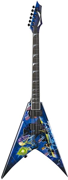 open zoom image for Dean VMNT Dave Mustaine Electric Guitar (with Case), Rust in Peace Graphics