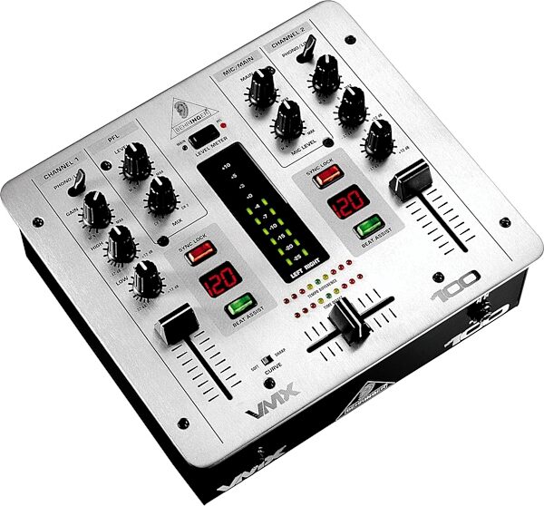 open zoom image for Behringer VMX100 2-Channel Pro DJ Mixer with Beat Counter, Main