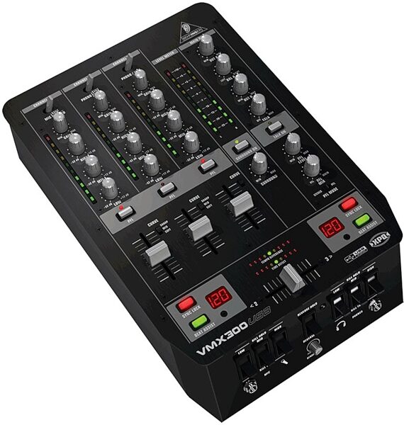 open zoom image for Behringer VMX300USB Pro 3-Channel DJ Mixer with USB Audio Interface, Left