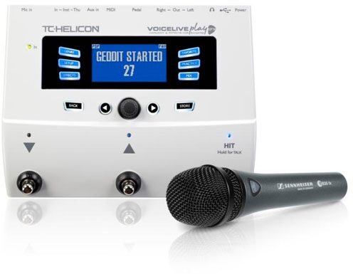 open zoom image for TC-Helicon VoiceLive Play GTX Guitar Vocal Effects and Harmony Pedal, e835 Microphone Pack