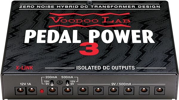 open zoom image for Voodoo Lab Pedal Power 3 Power Supply, New, Action Position Back
