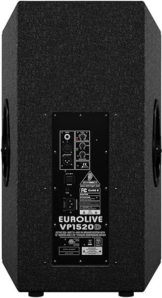 open zoom image for Behringer VP1520D Eurolive 2-Way Powered PA Speaker (550 Watts, 1x15"), Rear