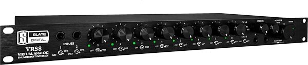 open zoom image for Slate Digital VRS8 Virtual Analog Thunderbolt Audio Interface, Open Box (Very Good), Action Position Back