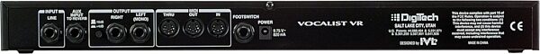 open zoom image for DigiTech Vocalist VR Harmony Processor, Rear