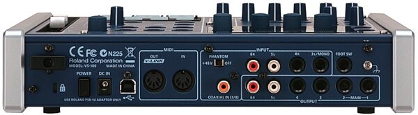 open zoom image for Cakewalk V-Studio 100 Control Surface, Back