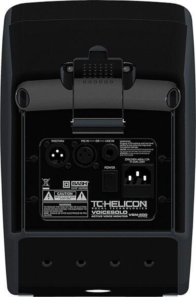 open zoom image for TC Helicon VSM200 VoiceSolo Active Monitor, Rear