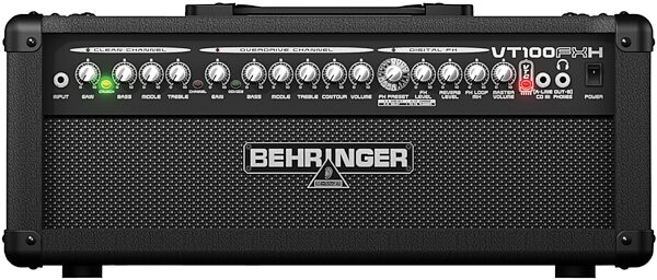 open zoom image for Behringer Virtube VT100FXH Guitar Amplifier Head (100 Watts), Main
