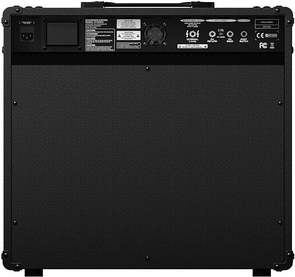 open zoom image for Behringer VT100FX Virtube Guitar Combo Amplifier (100 Watts, 1x12"), Rear