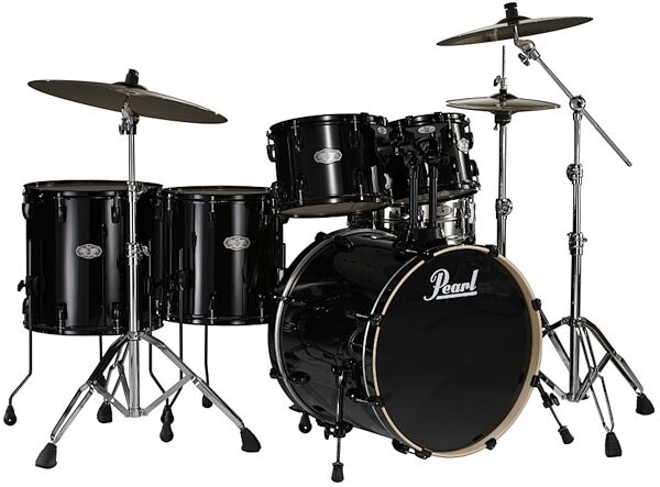 open zoom image for Pearl VX926FP Vision VX 6-Piece Drum Kit, Jet Black