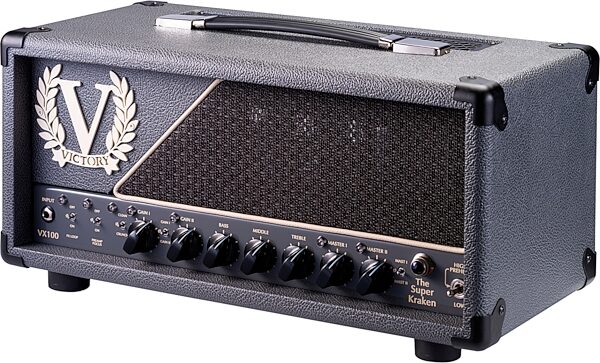 open zoom image for Victory VX100 The Super Kraken Amplifier Head (100 Watts), New, Side