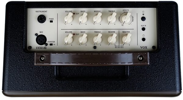 open zoom image for Vox VX50AG Acoustic Guitar Amplifier with Nutube (50 Watts, 1x8"), New, Alt