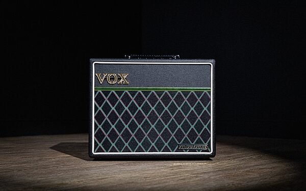 open zoom image for Vox VT20X Modeling Guitar Combo Amplifier (20 Watts, 1x8"), Classic Blue, Action Position Back