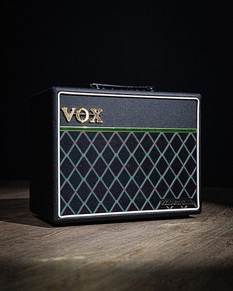 open zoom image for Vox VT20X Modeling Guitar Combo Amplifier (20 Watts, 1x8"), Classic Blue, Action Position Back