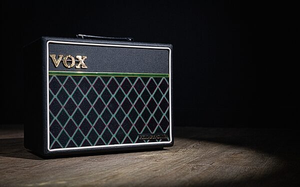 open zoom image for Vox VT20X Modeling Guitar Combo Amplifier (20 Watts, 1x8"), Classic Blue, Action Position Back
