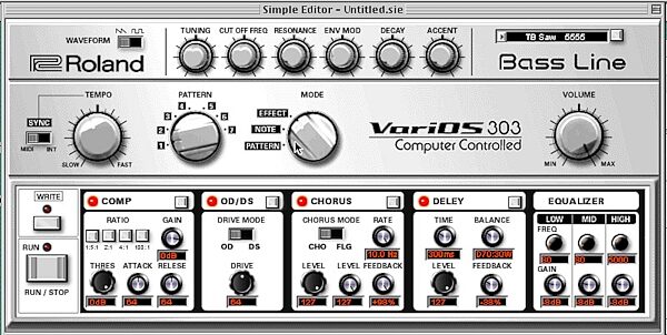 open zoom image for Roland VariOS Open System Module, 303 Effects