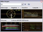 open zoom image for Sony Vegas Digital Video and Audio Software (Windows), Vectorscope and Histogram
