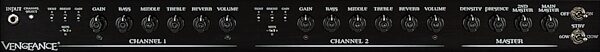 open zoom image for Egnater Vengeance Guitar Amplifier Head, 120 Watts, Front Panel Controls