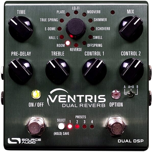 open zoom image for Source Audio Ventris Dual Reverb Pedal, New, Main
