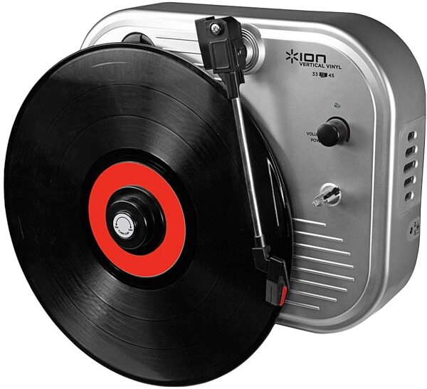 open zoom image for Ion Audio IT27 Vertical Vinyl Wall-Mounted Turntable, Main