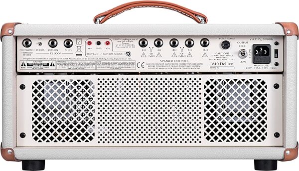 open zoom image for Victory V40H Deluxe Amplifier Head (42 Watts), New, Back