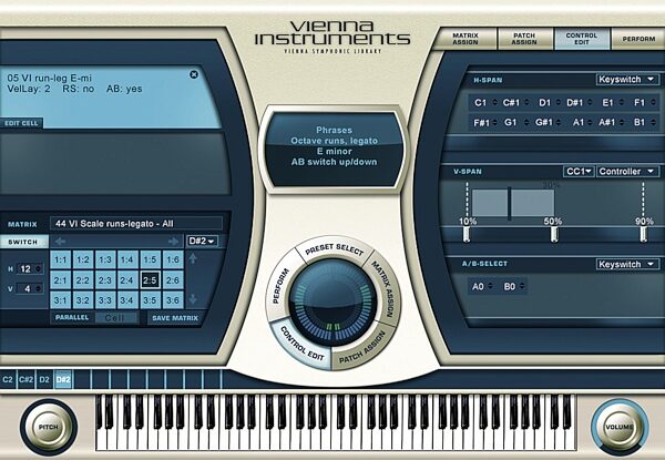 open zoom image for Vienna Instruments Vienna Special Edition Software (Mac and Windows), Screenshot