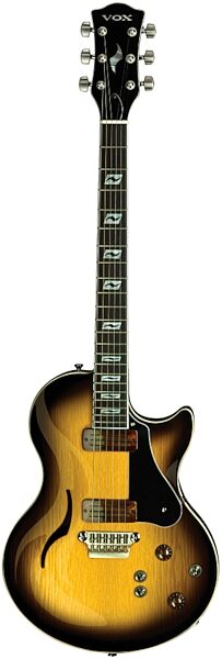 open zoom image for Vox Virage Single Cutaway Electric Guitar (with Case), Vintage Sunburst