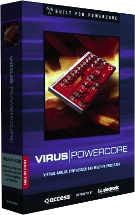 open zoom image for Access Virus Software Instrument for Powercore VST, Box