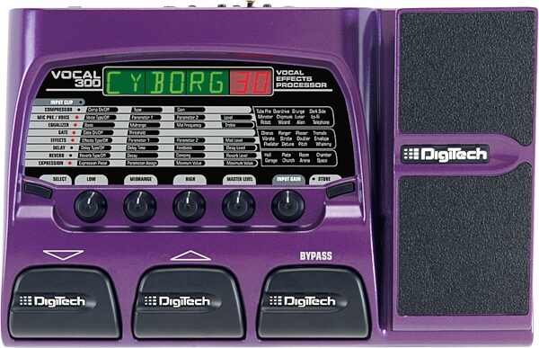 open zoom image for DigiTech Vocal 300 Vocal Effects Processor Pedalboard, Main