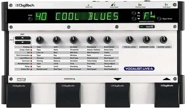 open zoom image for DigiTech Vocalist Live 4 Vocal Harmony Processor, Main