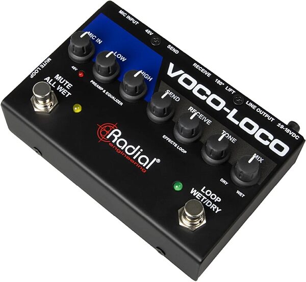 open zoom image for Radial Voco-Loco Microphone Effect Interface, New, Action Position Back
