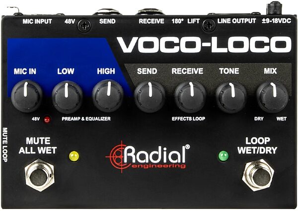open zoom image for Radial Voco-Loco Microphone Effect Interface, New, Main