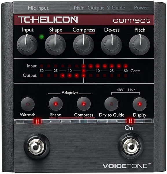open zoom image for TC-Helicon VoiceTone Correct Vocal Effects Pedal, Main